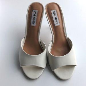 Steve Madden Erin White 7.5 Heels